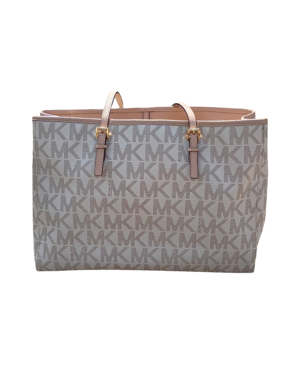 Michael Michael Kors Vanilla Jet Set Tote Bag - Picture 4 of 13